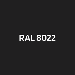 RAL 8022 Zwartbruin